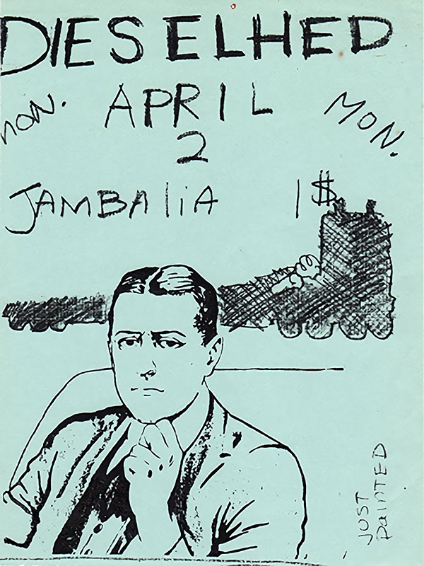 Gig Poster Dieselhed Jambalia